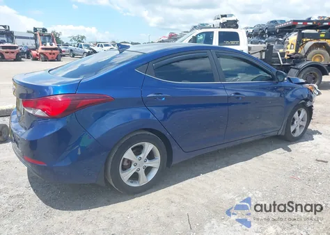 2016 Hyundai Elantra Value Edition from USA, damaged, VIN 5NPDH4AE9GH796997
